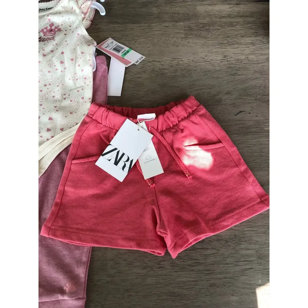 Juicy Couture and Zara Girls Pink and Cream Bundle - 18M
